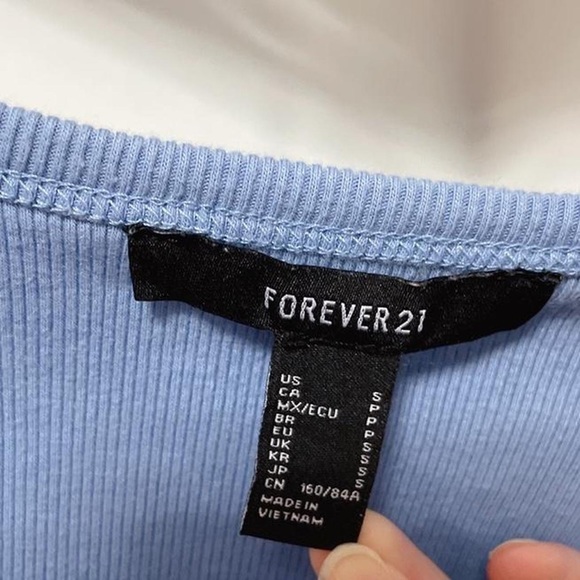 Forever 21 blue cardigan top - Picture 3 of 3